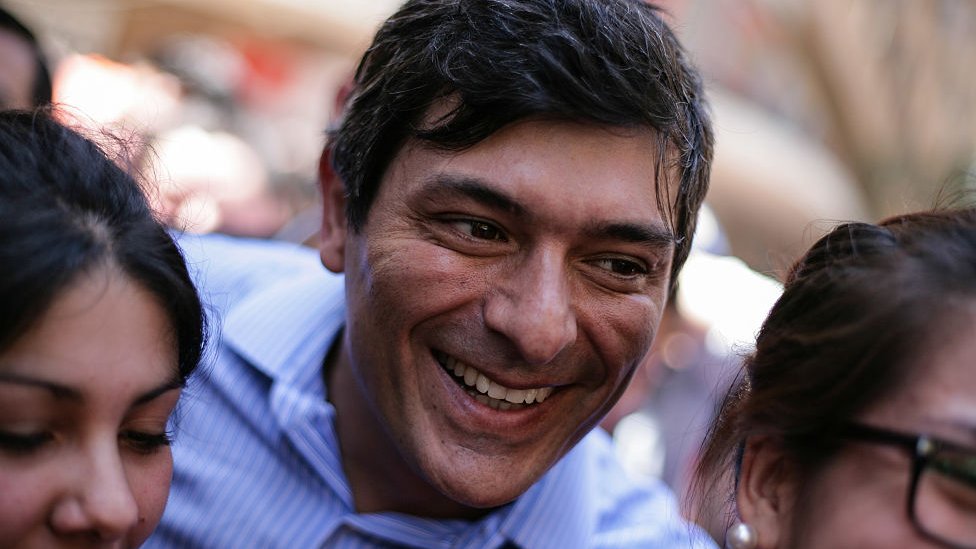 Franco Parisi durante la campaña de 2013.