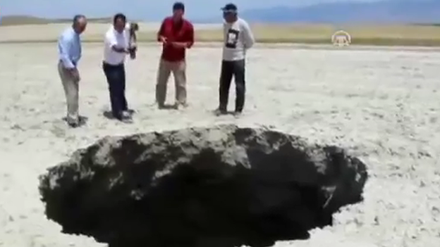 Turkey Town sees nine sinkholes in three months BBC News