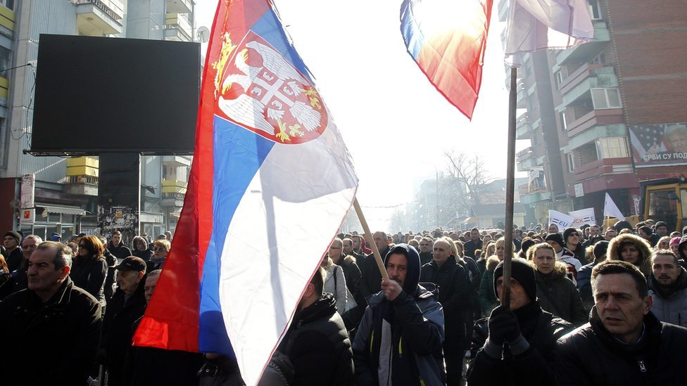 protest Srba na Kosovu