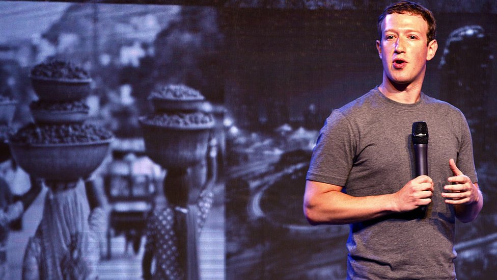 Co-founder and chief executive of Facebook Mark Zuckerberg in India on October 9, 2014.