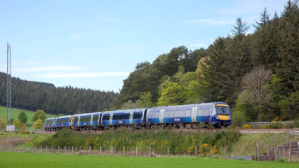 Train on Borders line