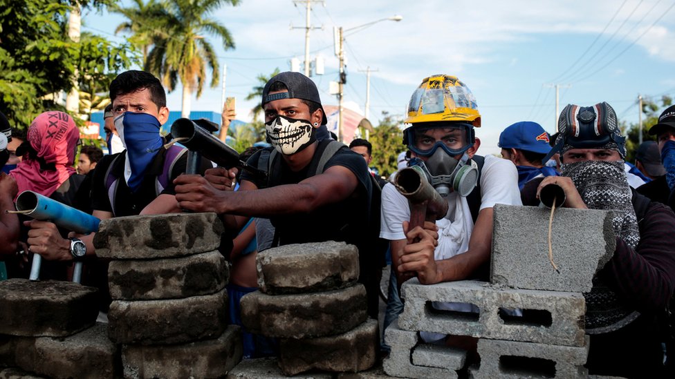 Barricada en Nicaragua