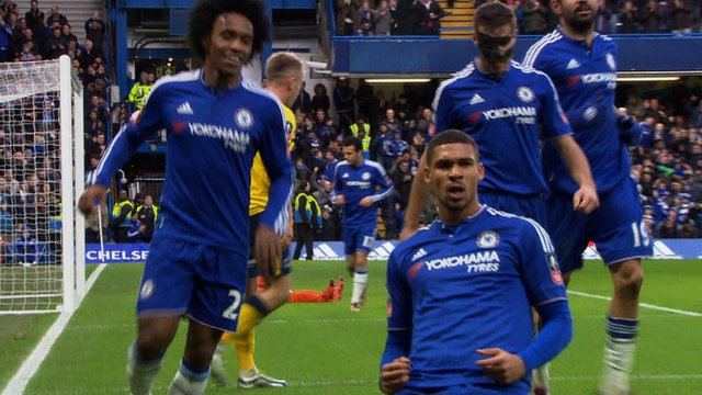 Ruben Loftus-Cheek doubles Chelsea's lead against Scunthorpe