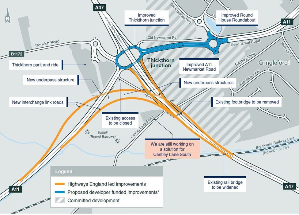 A47 Dualling In Norfolk And Cambridgeshire Revealed - BBC News