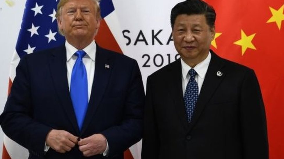 الرئيسان الصيني شي جينبينغ والأمريكي دونالد ترامب