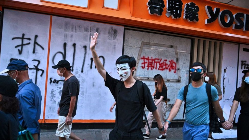 香港抗議