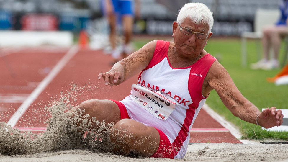 Senior Female Athletes Compare Biceps! by Alex Rotas