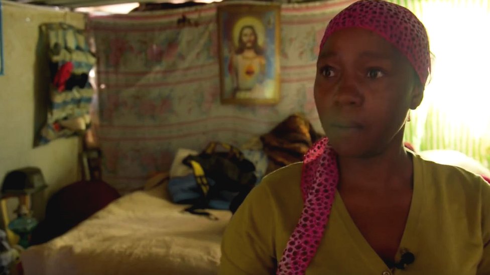María, habitante de Diepsloot.