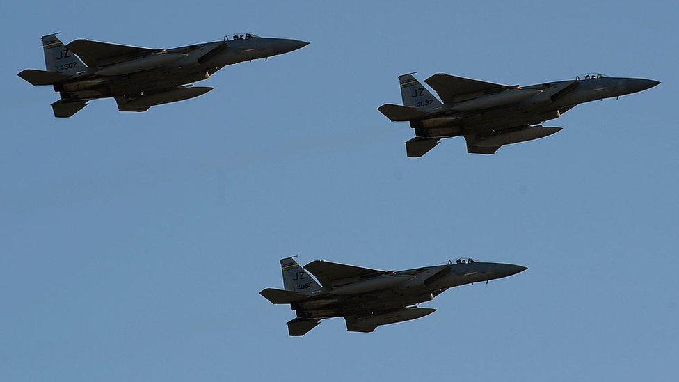 Aviões F-15s