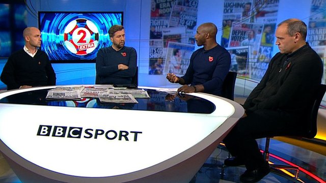 Match of the Day 2 Extra pundits Danny Murphy, Jason Roberts and the Telegraph's Jason Burt