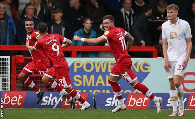 Crawley Town contest League Two match with Northampton