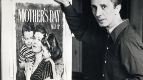 لافتة للاحتفال بعيد الأم عام 1951
