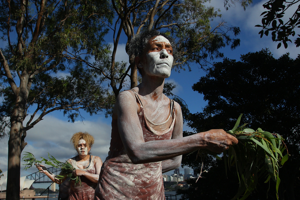 Dancers perform outdoors in Sydney, Australia