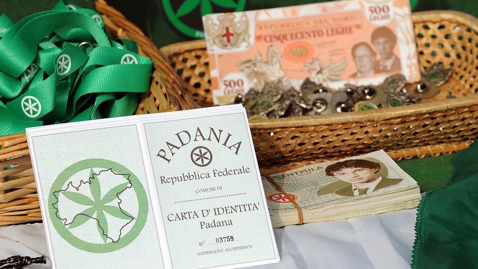 La aventura independentista de Bossi no duró mucho. Recuerdos de la República Federal de la Padania