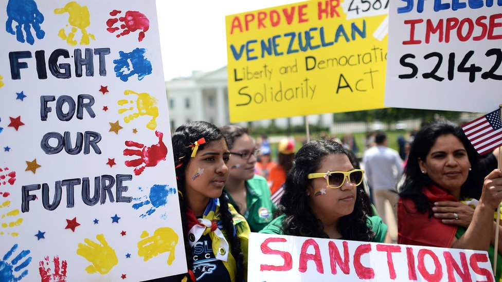 Manifestantes.