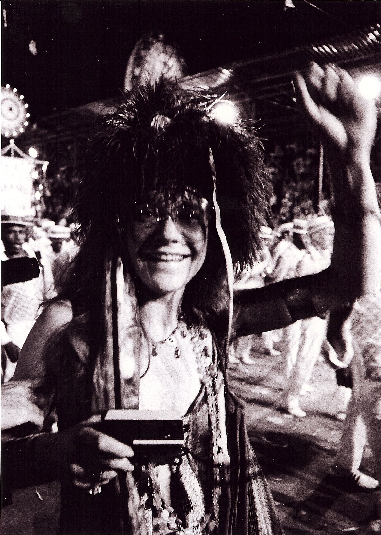 Janis Joplin curtindo o Carnaval carioca