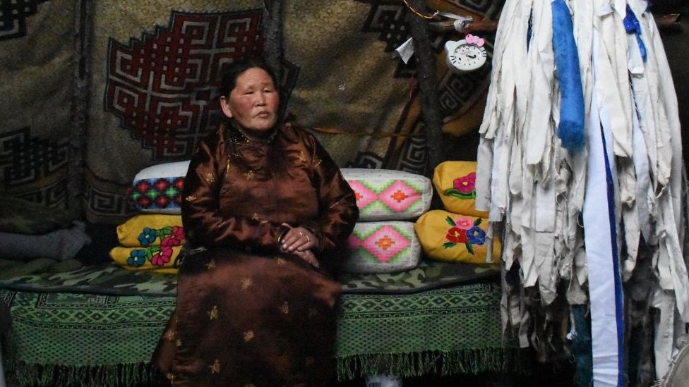 Mujer mongola