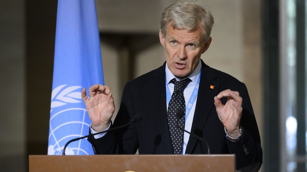 Jan Egeland, noruego, es asesor del enviado de la ONU para Siria, Staffan de Mistura. Jan Egeland