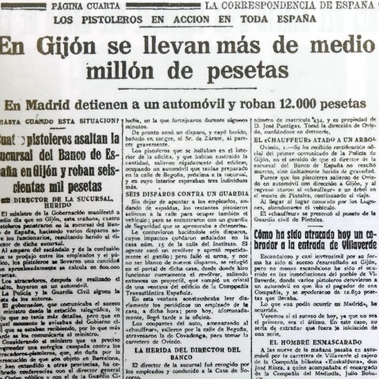 Artículo de diario de 1923