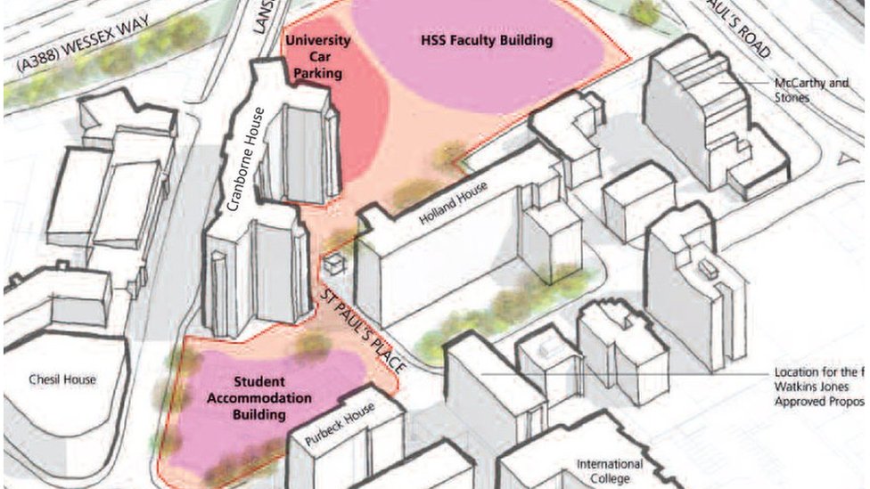 Bournemouth University Campus Map Bournemouth University Announces £100M Redevelopment Plan - Bbc News