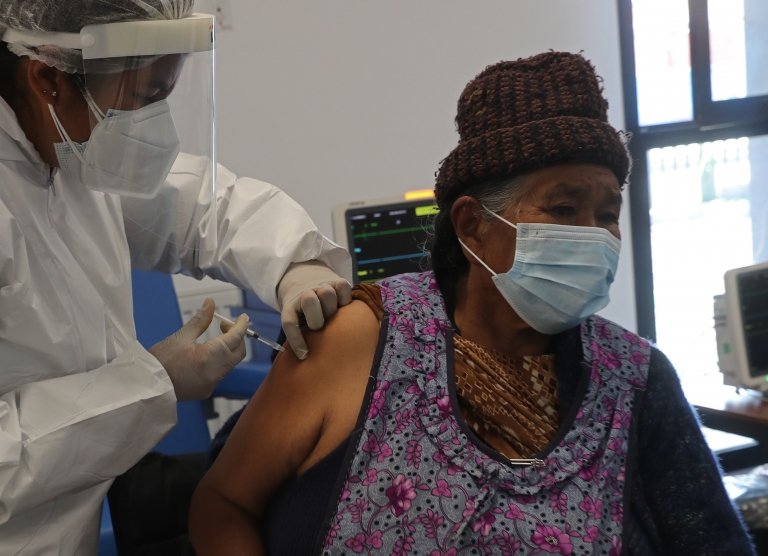 Vacinação na Bolívia