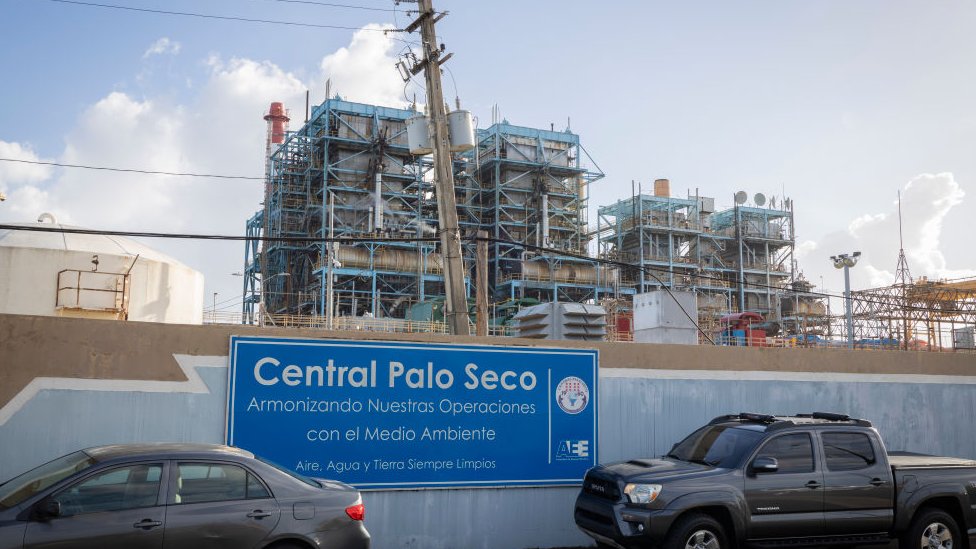 Usina de energia Palo Seco, localizada em Toa Baja, em Porto Rico