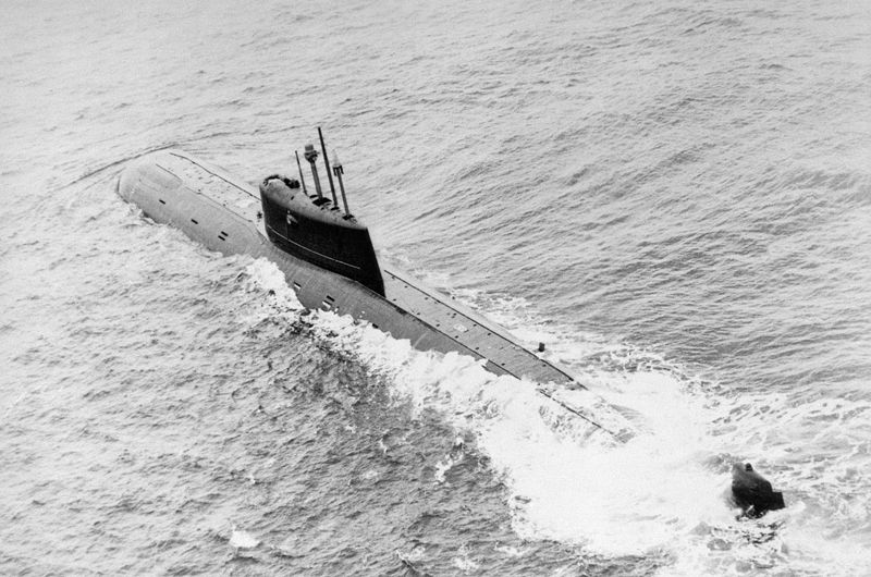 Desde el 1989, el submarino K-278 soviético yace en el fondo del Mar de Barents. (Foto: Wikipedia) El K-278 soviético. (Foto: Wikipedia)