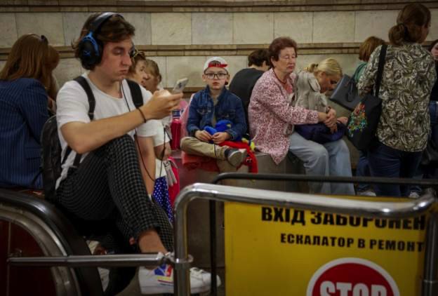 kijevski metro tokom napada