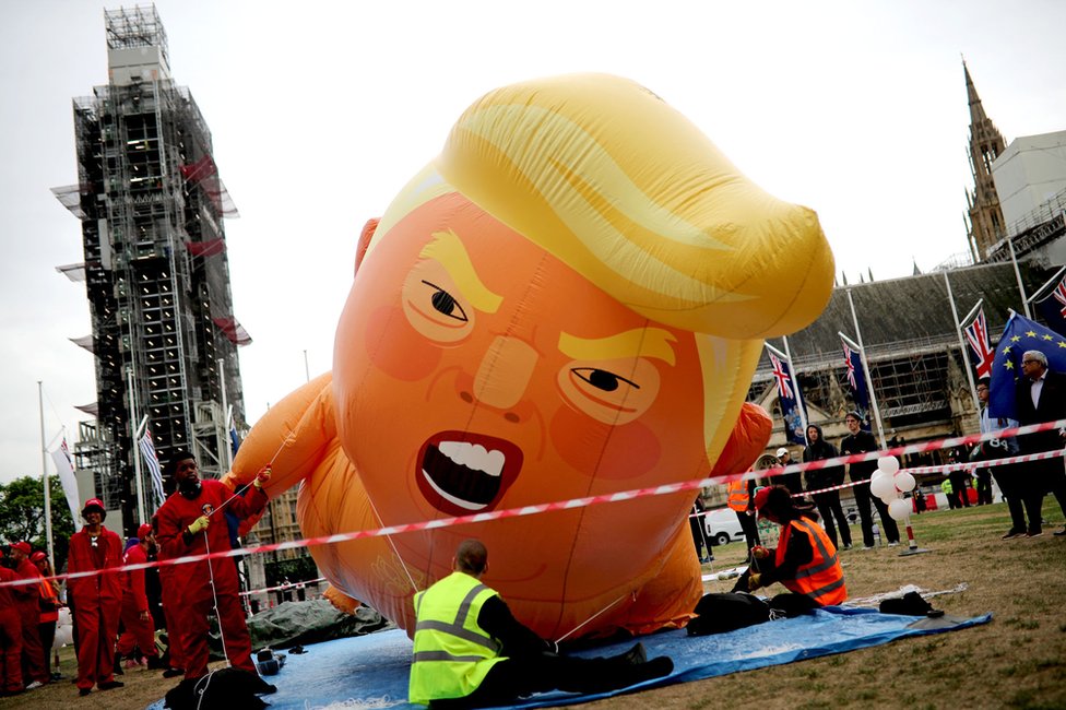 Second Day Of Trumps Uk State Visit In Pictures Bbc News 4042