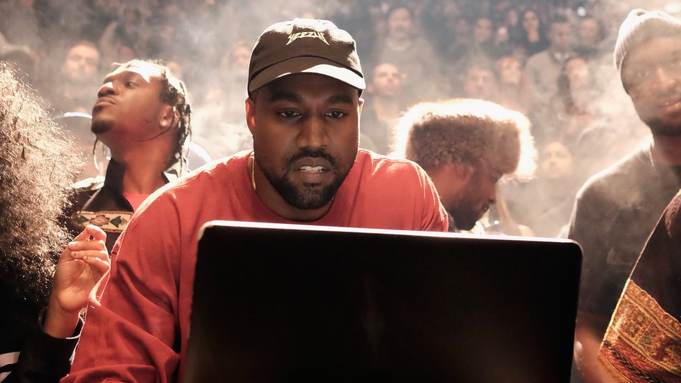 Kanye West Appears To Have Torrent Site Pirate Bay Open In A Photo He S Tweeted Bbc News