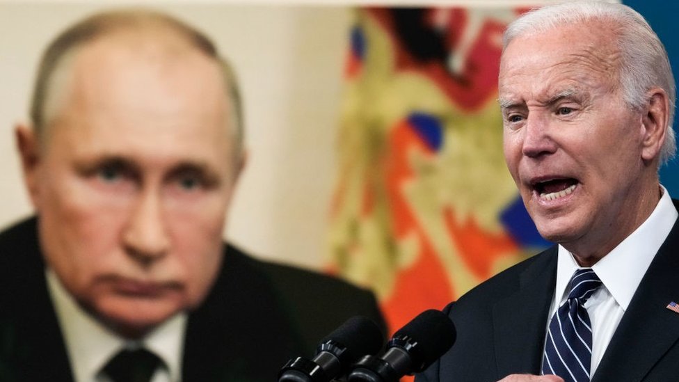 Kremlin lashes out after Joe Biden aims sweary barb at Vladimir Putin
