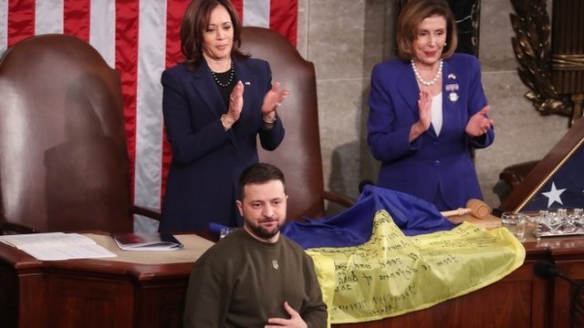 Zelensky en el Congreso de EE.UU.