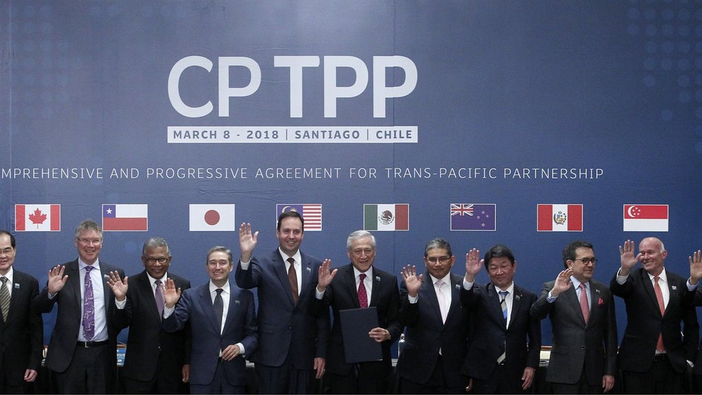 Representatives from CPTPP countries signed the rebranded Pacific trade pact in March 2018
