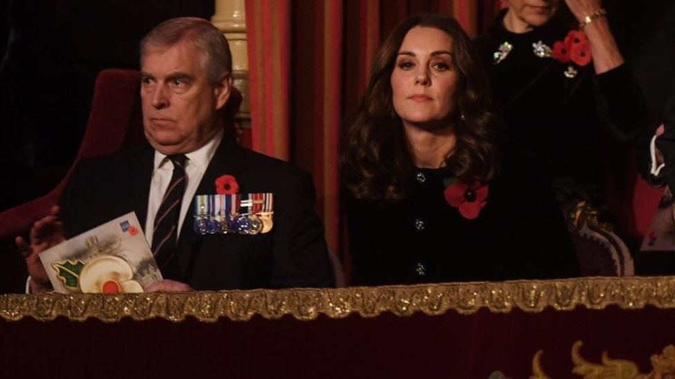 Герцог Йоркский и герцогиня Кембриджская на Королевском фестивале памяти