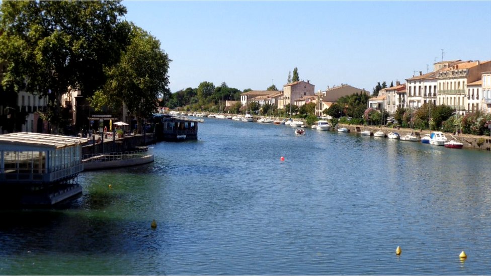 The idyllic centre of Agde