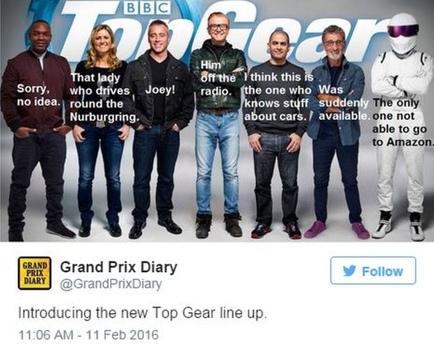grandprixdiary: Представляем новый состав Top Gear.
