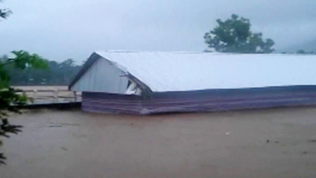 Indonesia flash flood sweeps away entire longhouse