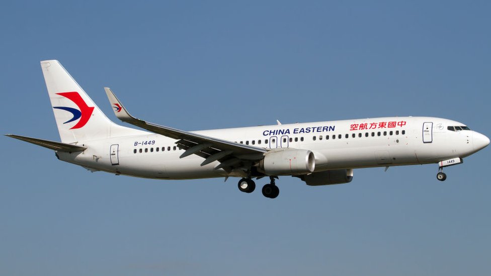Foto de archivo de un jet Boeing 737 de la aerolínea China Eastern