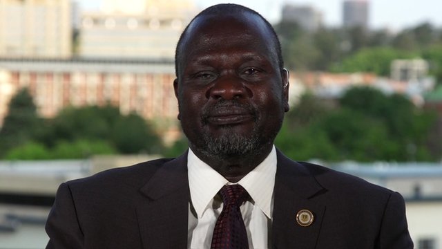 Riek Machar, former vice-president of South Sudan