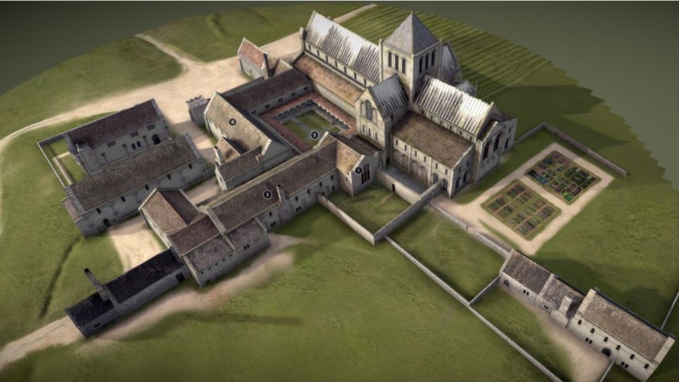 3D моделирование Бромхольмского монастыря XV века