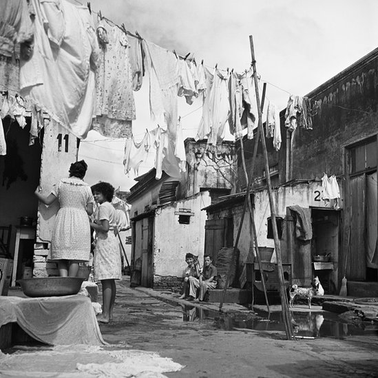 Cortiço no Brás, São Paulo, 1947. Foto para a reportagem 