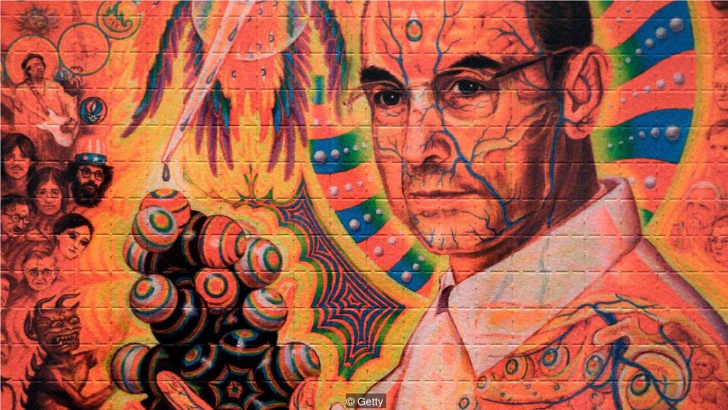 瑞士化學家霍夫曼的畫像。1943年，霍夫曼偶然發現了LSD的致幻性。