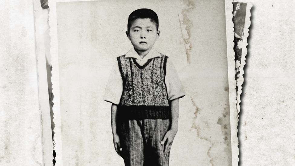 Alberto Fujimori de niño.