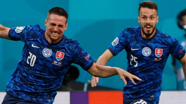 Poland 1-2 Slovakia: Milan Skriniar scores winning goal in Euro 2020 Group E opener