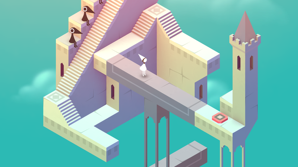 Картинка из игры для мобильного телефона Monument Valley