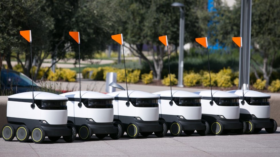 Milton Keynes delivery robot takes 