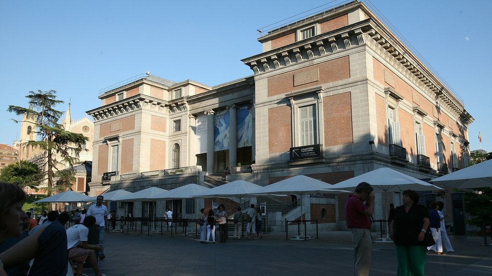 El Museo del Prado de Madrid exhibe el cuadro de "Las meninas" de Velázquez. Museo del Prado