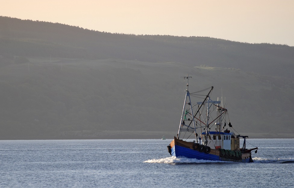 Шотландское рыболовное судно