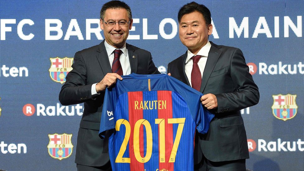 Barcelona Signs Sponsorship Deal With Rakuten c News