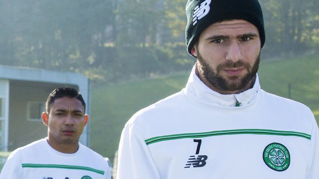 Deila on Celtic ground training spat